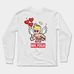 Mr Yoga - Happy Valentines Day Long Sleeve T-Shirt